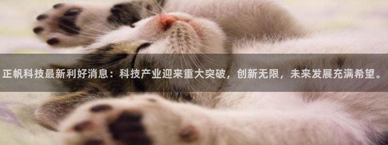 正帆科技最新利好消息：科技产业迎来重大突破，创新无限，未来发展充满希望。