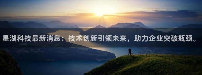 星湖科技最新消息：技术创新引领未来，助力企业突破瓶颈。